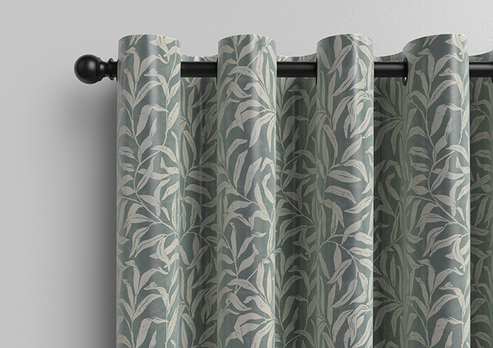 Trailing Vines, Victorian Blue - Made to Measure Curtains - Image 12